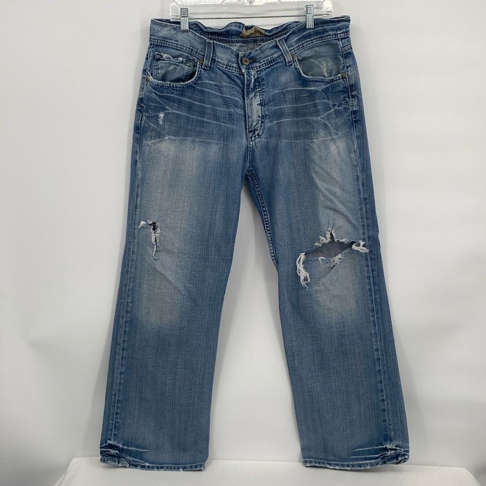 BKE Men's Distressed Jeans Justin 38x30